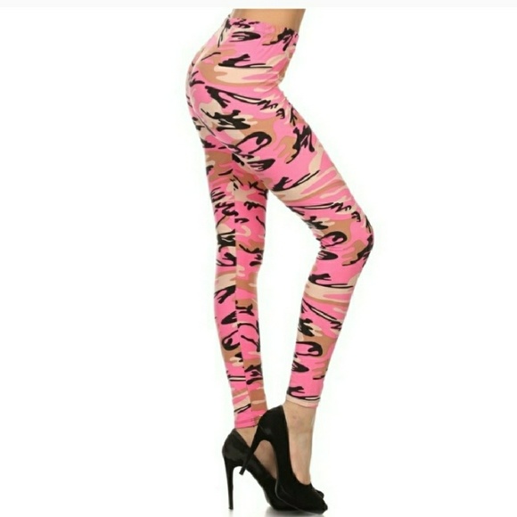 🏵Pink Camo Leggings🏵 - Picture 1 of 1
